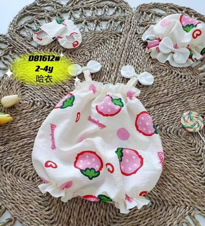草莓包屁衣81612