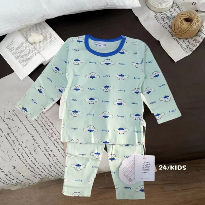 LYCRA KIDS PYJAMS莱卡棉长袖长裤【7109】