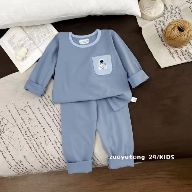 LYCRA KIDS PYJAMS莱卡棉长袖长裤【7105】