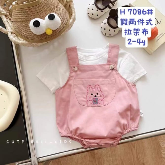 假两式兔子包屁裤7086