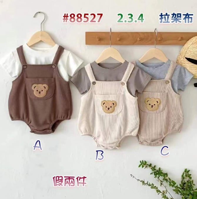 假两式小熊包屁裤88527