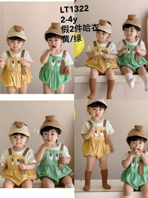 假两式连体包屁衣LT1322