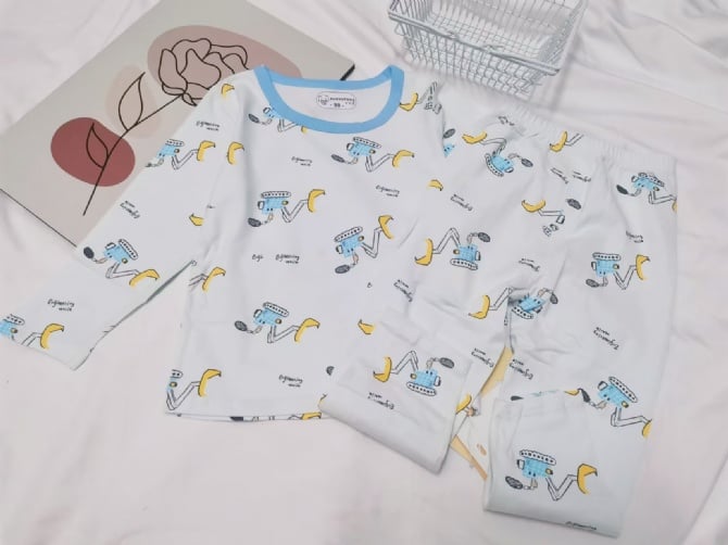 LYCRA KIDS PYJAMS莱卡棉长袖长裤【5315】