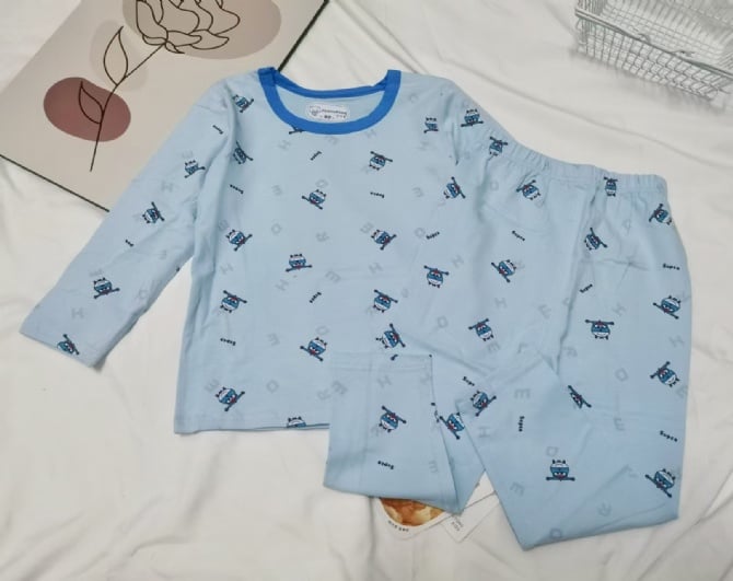 LYCRA KIDS PYJAMS莱卡棉长袖长裤【5310】