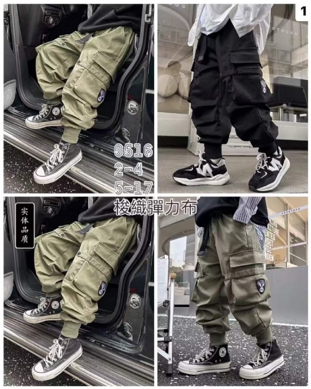 男童工装长裤516