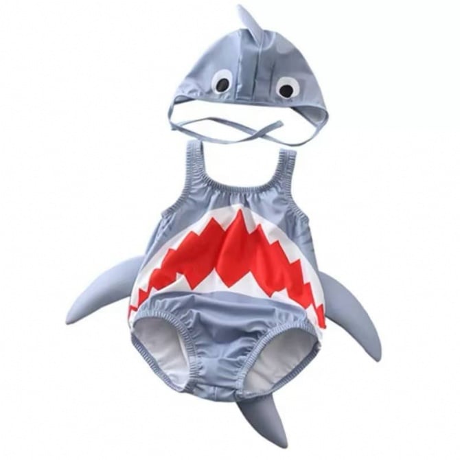 可爱鲨鱼宝宝泳衣72540