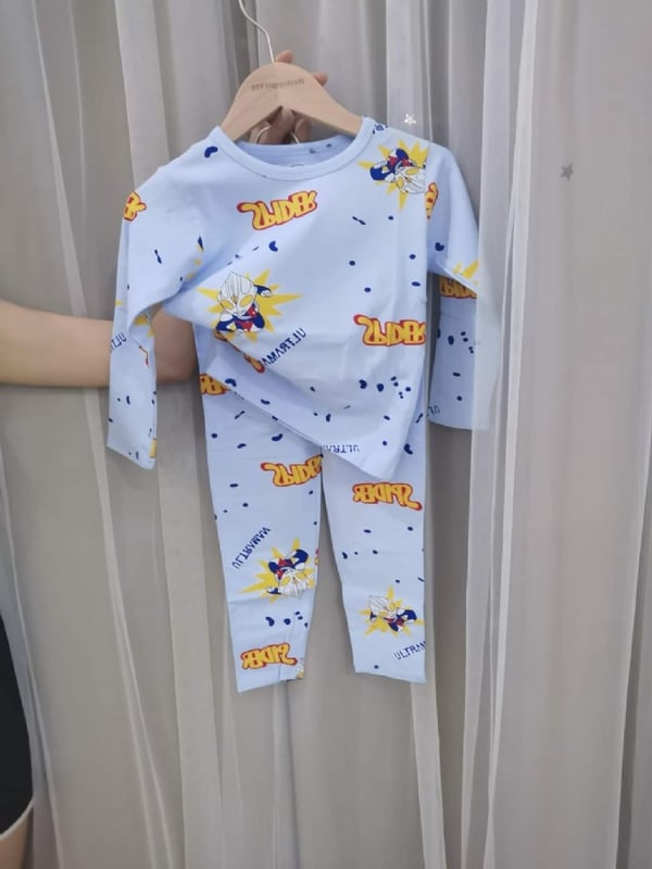 LYCRA KIDS PYJAMS莱卡棉长袖长裤【284】