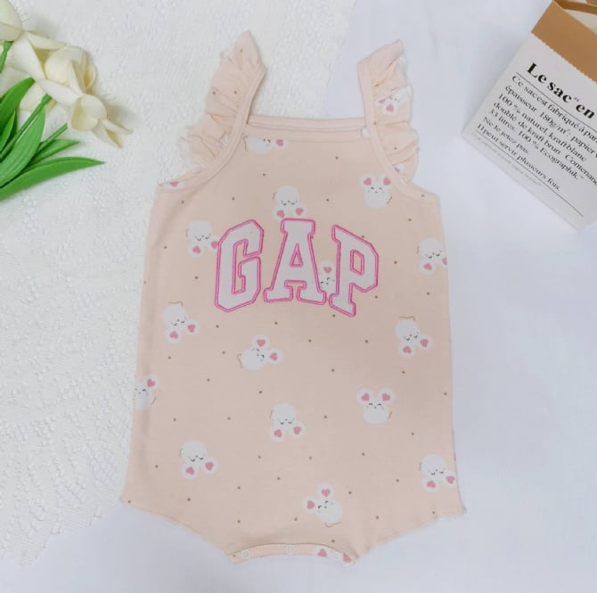 Baby gap 飞袖三角爬爬衣 G4024
