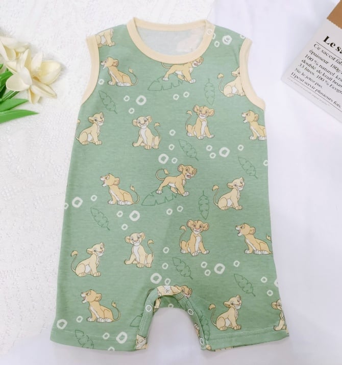 handmade disney baby背心平角爬爬衣 G4152