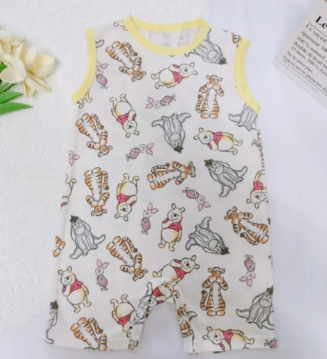 handmade disney baby背心平角爬爬衣 G4155