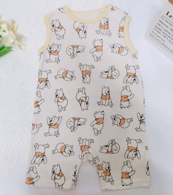 handmade disney baby背心平角爬爬衣 G4159