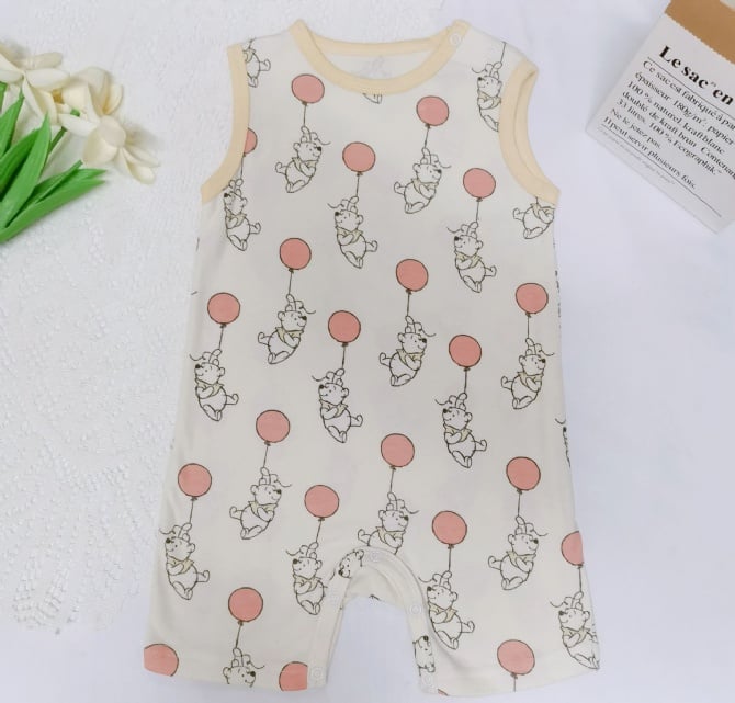 handmade disney baby背心平角爬爬衣 G4061