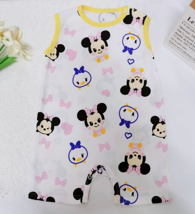 handmade disney baby背心平角爬爬衣 G4162