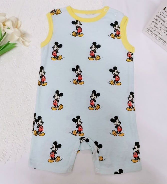 handmade disney baby背心平角爬爬衣 G4161
