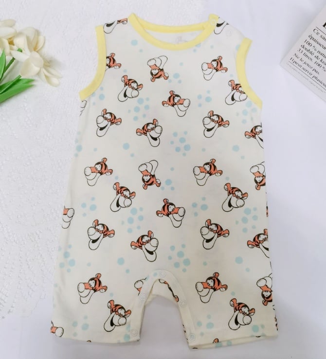 handmade disney baby背心平角爬爬衣 G4163