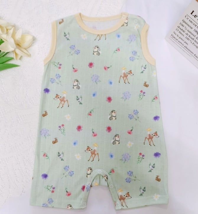 handmade disney baby背心平角爬爬衣 G4153
