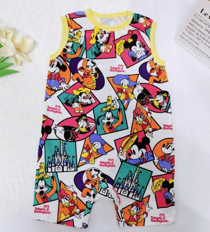 handmade disney baby背心平角爬爬衣 G4156