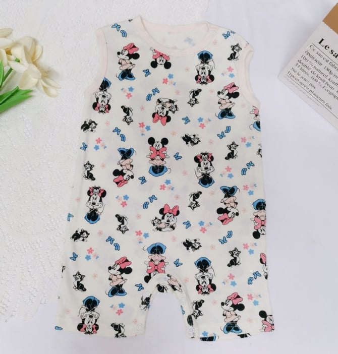 handmade disney baby背心平角爬爬衣G4060
