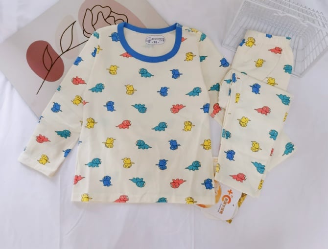 LYCRA KIDS PYJAMS莱卡棉长袖长裤【5707】