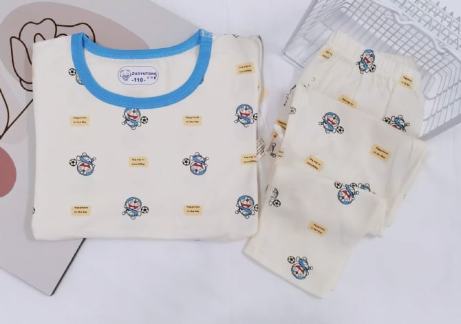 LYCRA KIDS PYJAMS莱卡棉长袖长裤【5731】