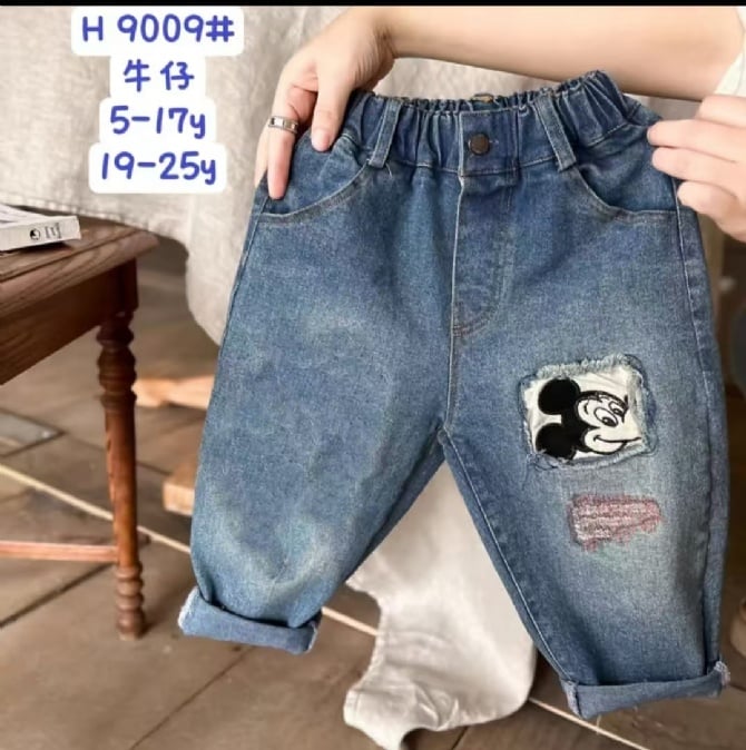 米奇牛仔长裤9009