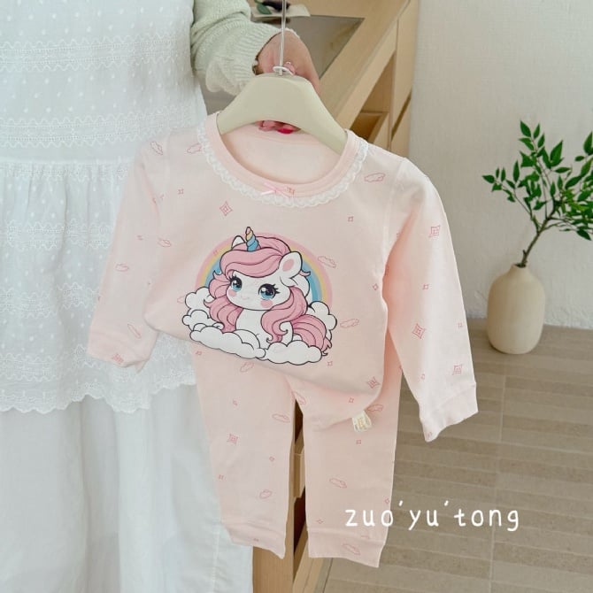 LYCRA KIDS PYJAMS莱卡棉长袖长裤5747