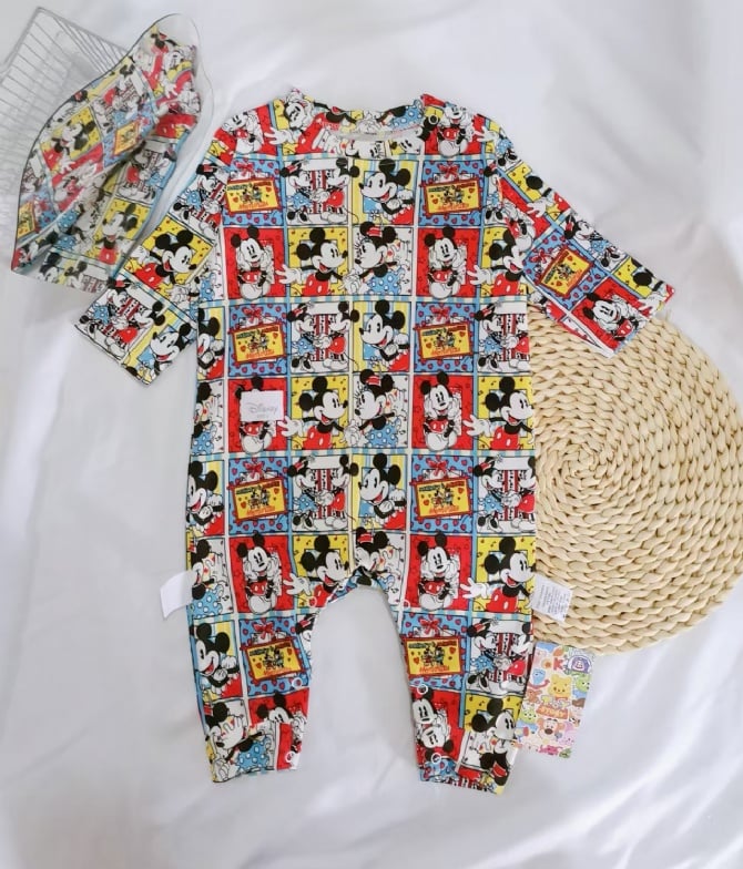 DISNEY 卡通长袖长爬G4274
