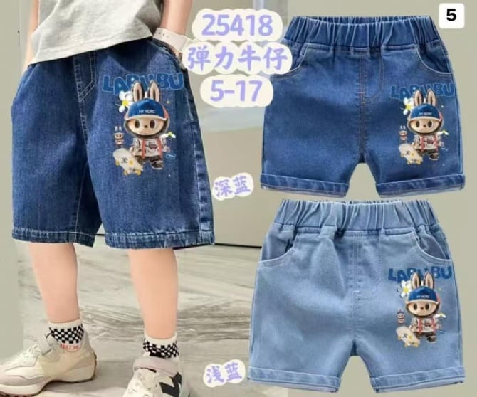 拉布布牛仔短裤25418