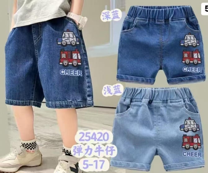 小汽车牛仔裤25420