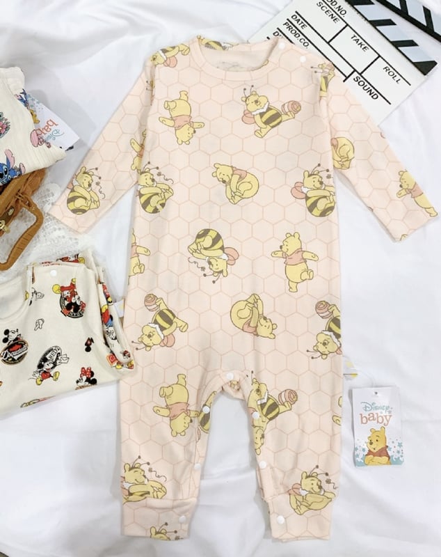 DISNEYBABY 长袖连体爬爬衣 G4406