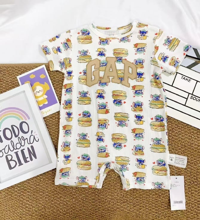 BABY GAP短袖平角爬爬衣 G4461