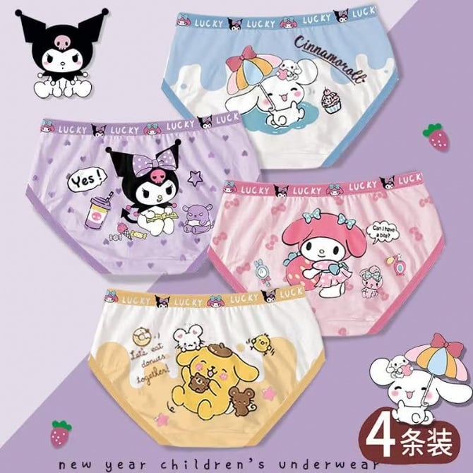 女童卡通三角内裤2386