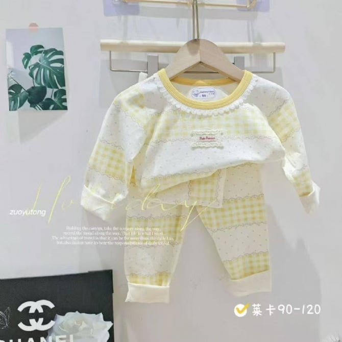 LYCRA KIDS PYJAMS莱卡棉长袖长裤【5807】