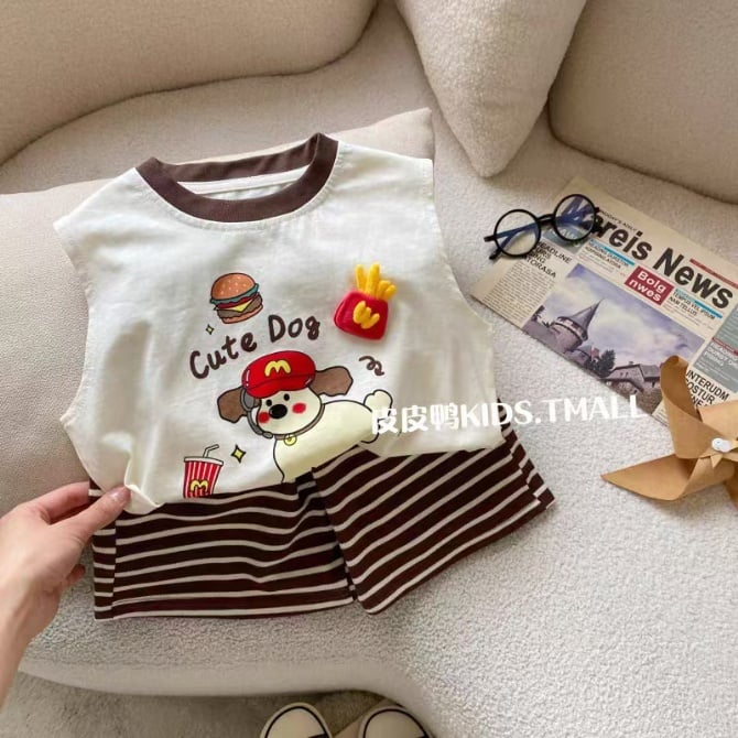可爱小狗立体薯条套装【6612】