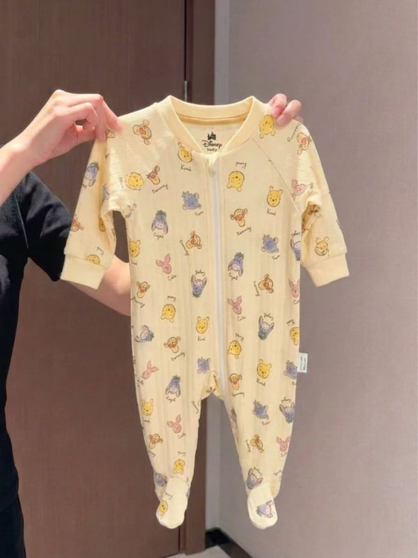 新款DISNEY BABY 包脚双拉链长爬 G4468