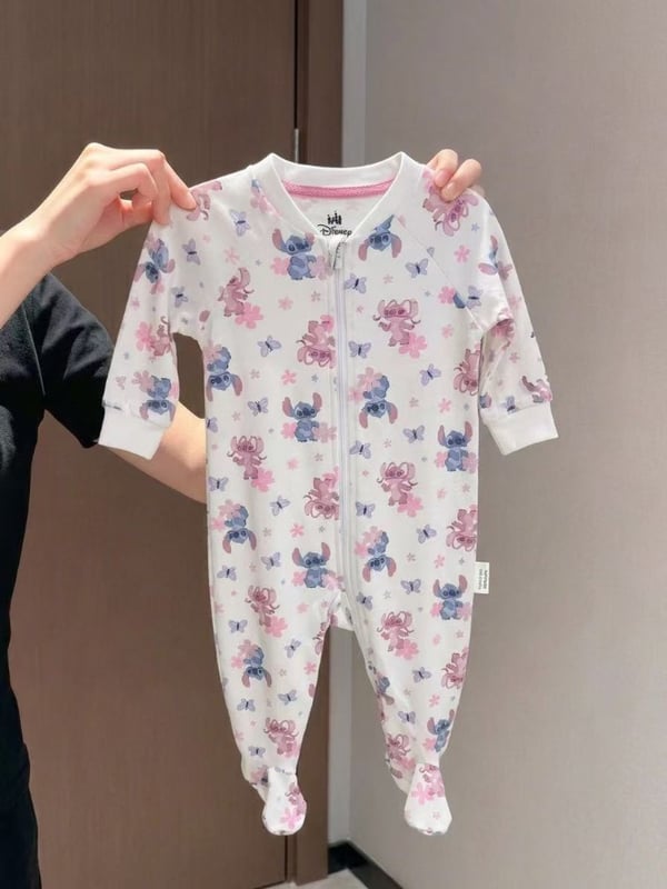 新款DISNEY BABY 包脚双拉链长爬 G4472