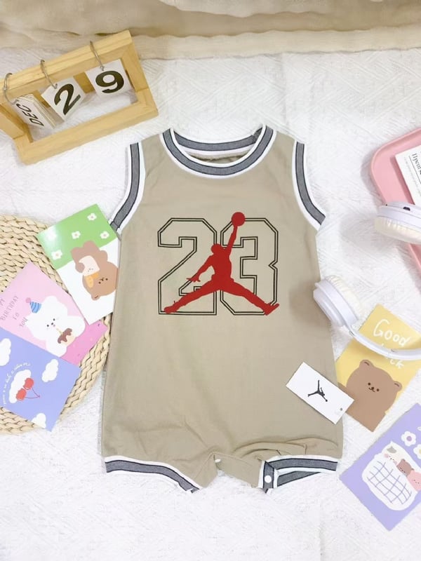 篮球风无袖爬爬衣 G4487