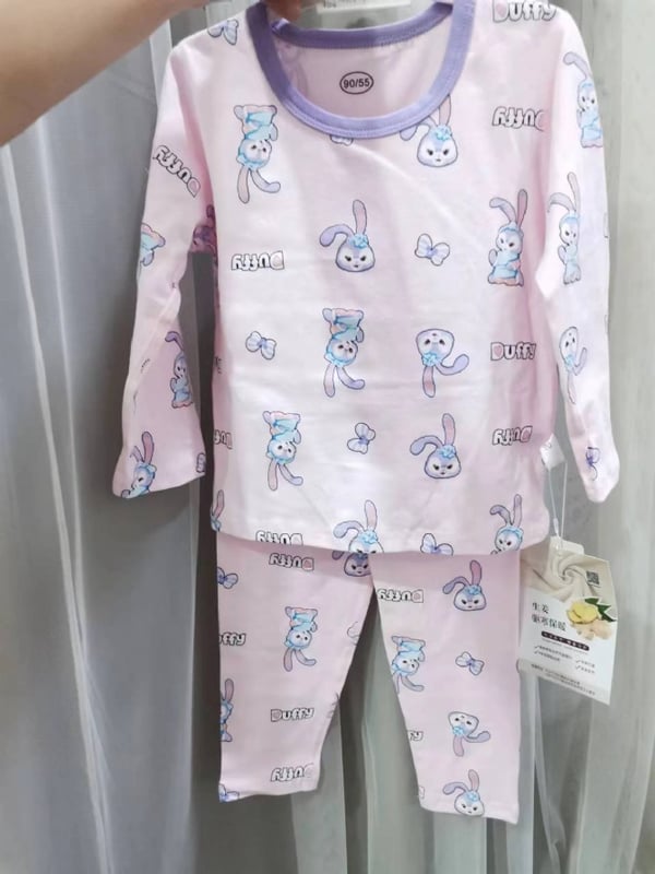 LYCRA KIDS PYJAMS莱卡棉长袖长裤套装【3442】