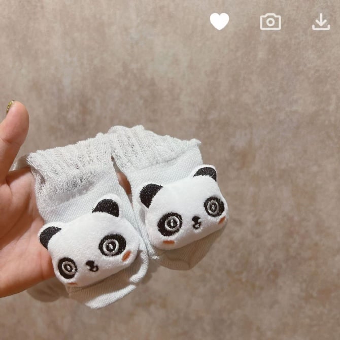 可爱立体卡通网眼长袜子3759