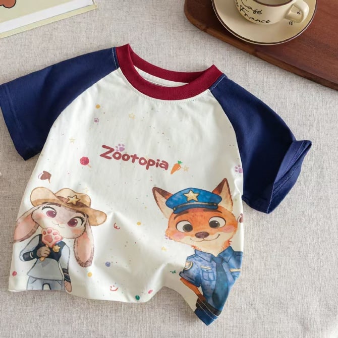 ZOOTOPIA 拼色上衣【2488】