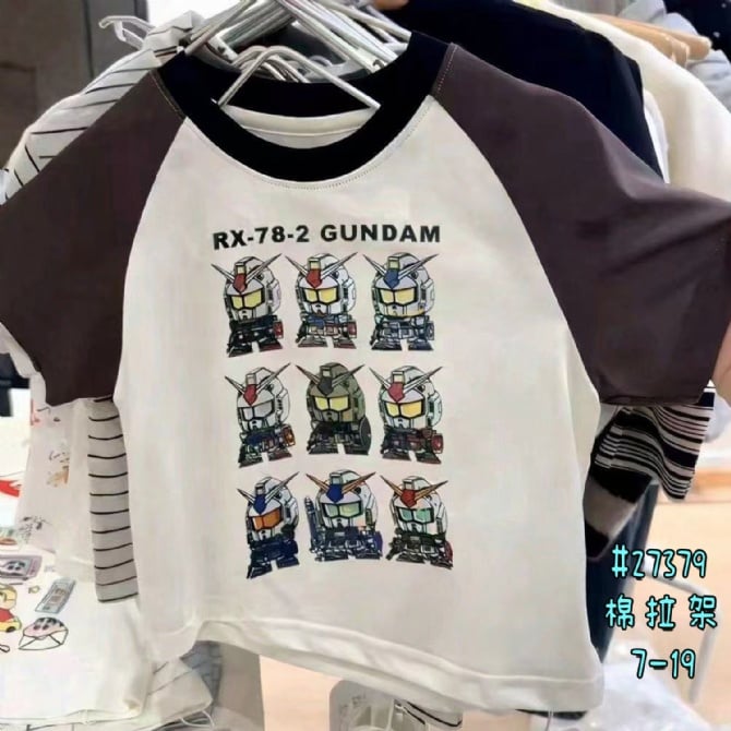 高达拼色上衣27379