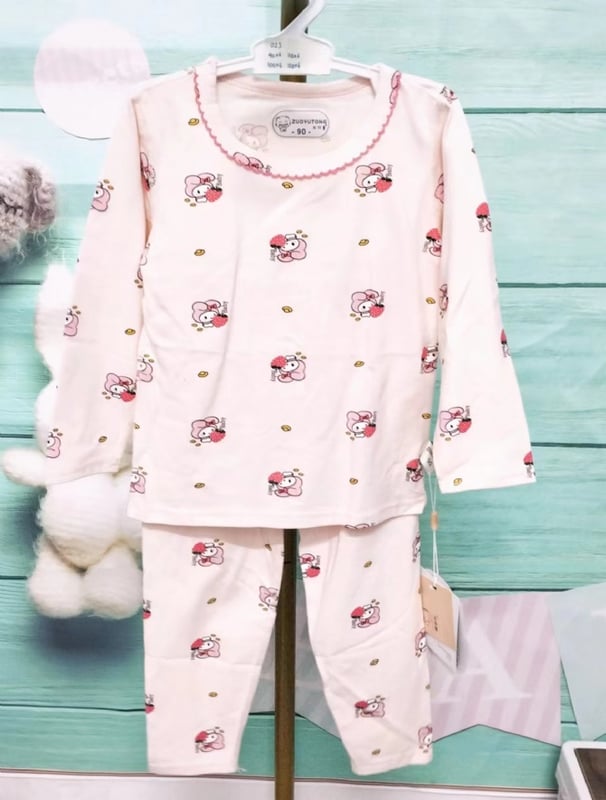 LYCRA KIDS PYJAMS莱卡棉长袖长裤【023】