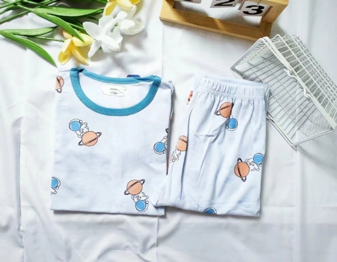 LYCRA KIDS PYJAMS莱卡棉长袖长裤【0111】