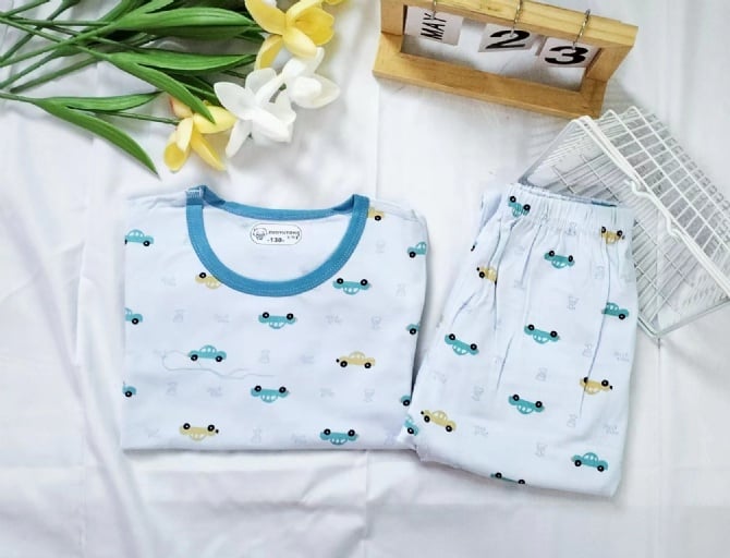 LYCRA KIDS PYJAMS莱卡棉长袖长裤【0112】
