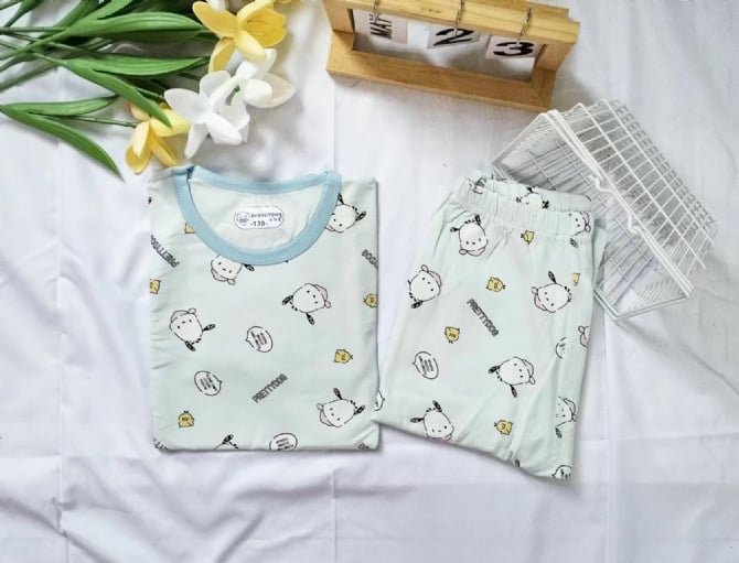 LYCRA KIDS PYJAMS莱卡棉长袖长裤【0125】