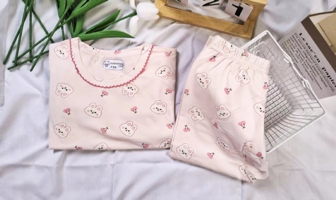 LYCRA KIDS PYJAMS莱卡棉长袖长裤【0141】