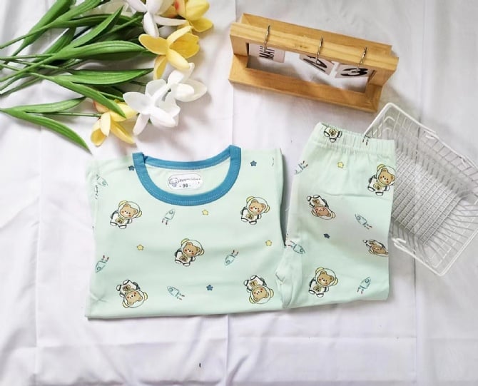 LYCRA KIDS PYJAMS莱卡棉长袖长裤【0144】
